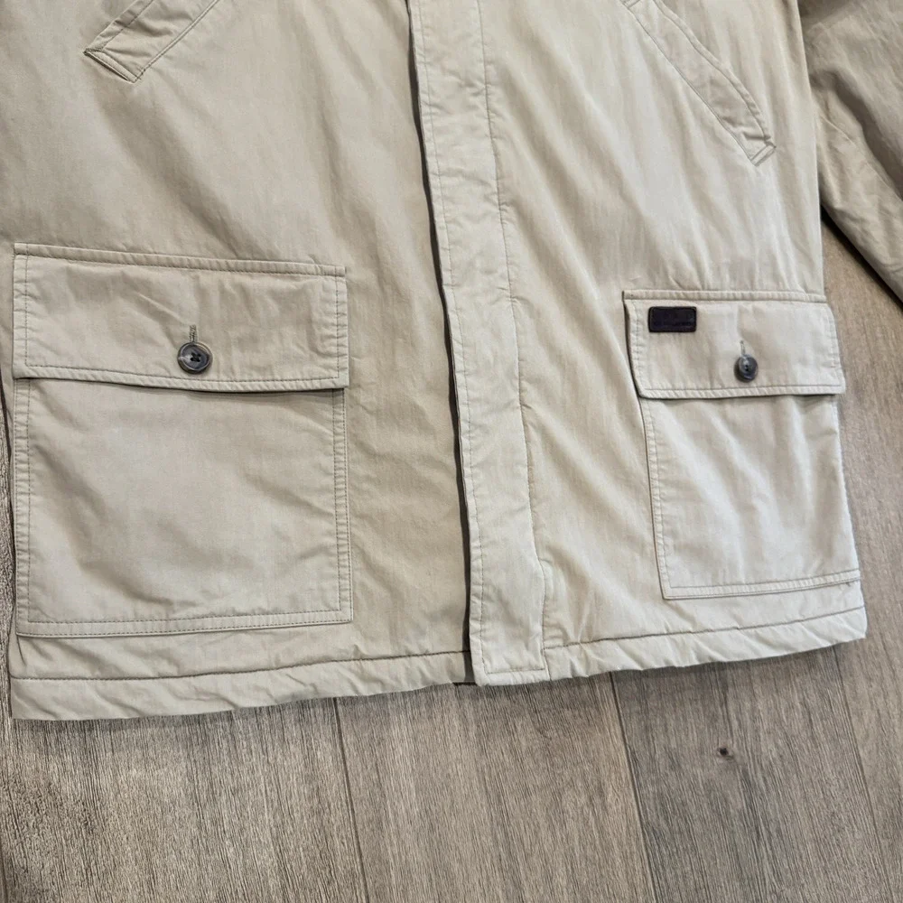 VTG Polo Ralph Lauren Jacket Mens XL Brown Corduroy Collar Barn Chore Coat 90s - Picture 4 of 14